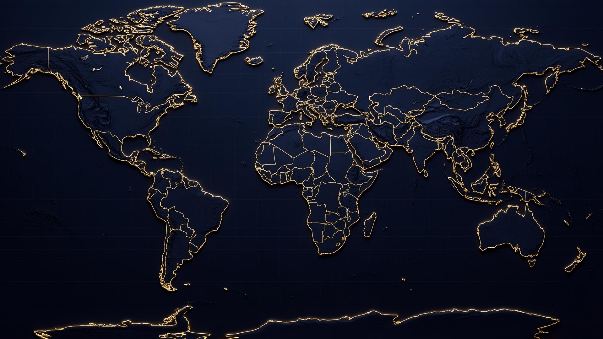 Mapa mostrando a presença da ExpressU no Brasil, Portugal e Chile
